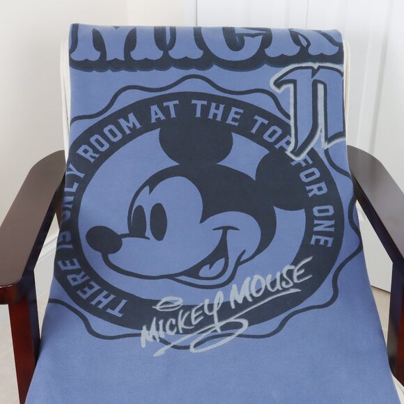 Disney Other - Disney Store Mickey Mouse Blanket Blue 52"in x 62"in